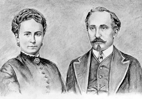 Adam és Sophie Opel 1868